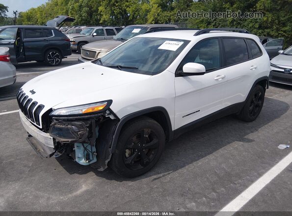1C4PJMCB4JD592657 2018 JEEP CHEROKEE White წინა მარცხენა ხედი სამი მეოთხედიდან