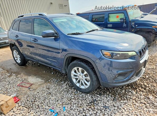 1C4PJMCB4KD379094 2019 JEEP CHEROKEE Blue Передня права чверть