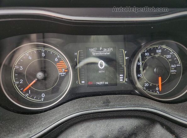 1C4PJMCB4KD379094 2019 JEEP CHEROKEE Blue Вид щитка приладів