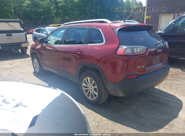 1C4PJMCB4KD450889 2019 JEEP CHEROKEE Темно-бордовый Задняя левая четверть