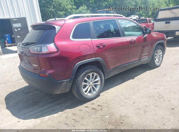 1C4PJMCB4KD450889 2019 JEEP CHEROKEE Темно-бордовый Задняя правая четверть