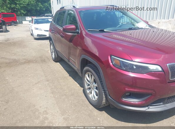 1C4PJMCB4KD450889 2019 JEEP CHEROKEE Темно-бордовый Вид щитка приборов