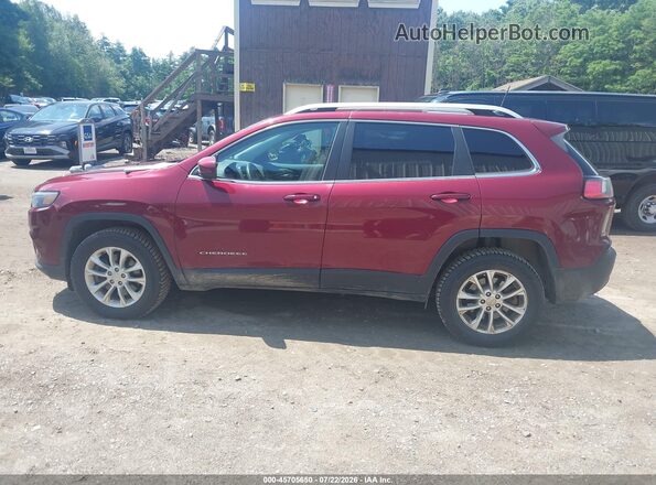 1C4PJMCB4KD450889 2019 JEEP CHEROKEE Темно-бордовый 