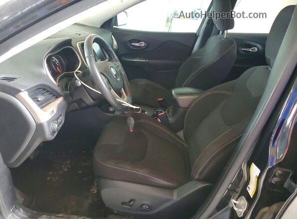 1C4PJMCB5GW157434 2016 JEEP CHEROKEE Black Widok wnętrza z przodu