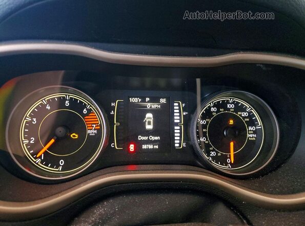 1C4PJMCB5HD218357 2017 JEEP CHEROKEE Black ხელსაწყოთა პანელის ხედი