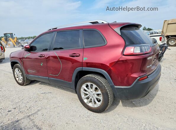 1C4PJMCB5LD532986 2020 JEEP CHEROKEE Темно-бордовый Задняя левая четверть