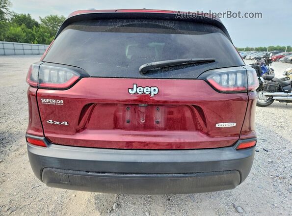 1C4PJMCB5LD532986 2020 JEEP CHEROKEE Темно-бордовый Вид сзади