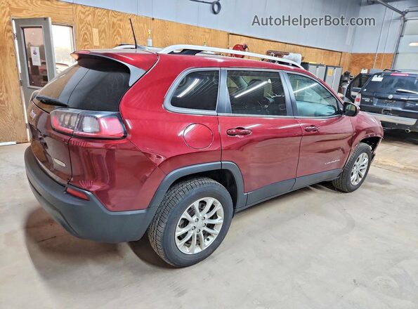 1C4PJMCB5LD554888 2020 JEEP CHEROKEE Burgundy უკანა მარჯვენა