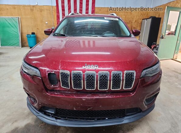 1C4PJMCB5LD554888 2020 JEEP CHEROKEE Burgundy წინა ხედი