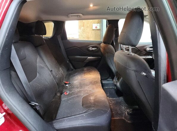 1C4PJMCB5LD554888 2020 JEEP CHEROKEE Burgundy უკანა სალონის ხედი