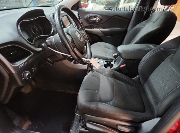 1C4PJMCB5LD554888 2020 JEEP CHEROKEE Burgundy წინა სალონის ხედი