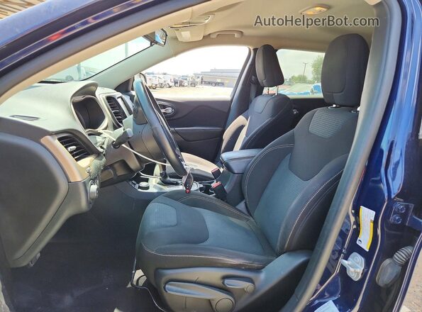 1C4PJMCB6GW271622 2016 JEEP CHEROKEE Blue Widok wnętrza z przodu