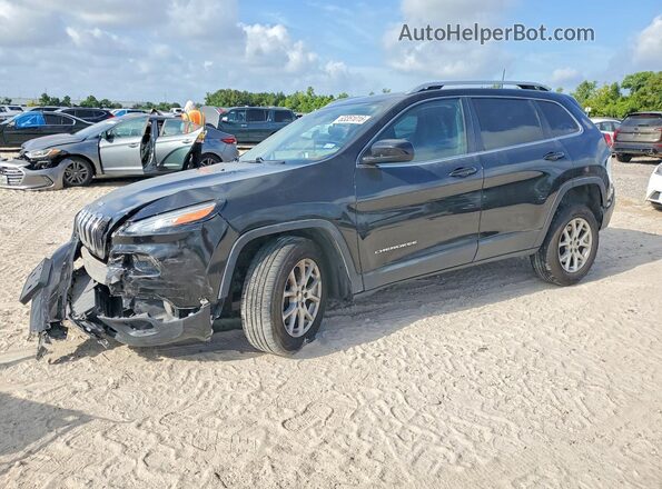 1C4PJMCB6GW338297 2016 JEEP CHEROKEE Black უკანა მარცხენა