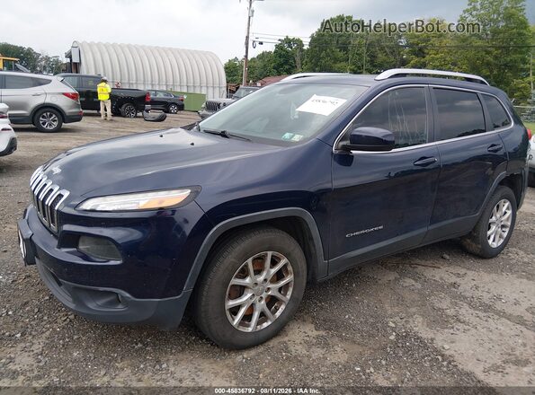 1C4PJMCB6GW341913 2016 JEEP CHEROKEE Blue წინა მარცხენა ხედი სამი მეოთხედიდან
