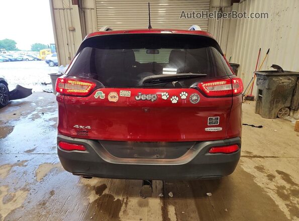 1C4PJMCB6HW665171 2017 JEEP CHEROKEE Red Вид ззаду