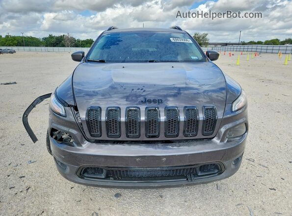 1C4PJMCB6JD505681 2018 JEEP CHEROKEE Gray Front view