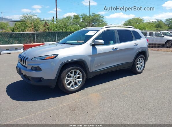 1C4PJMCB6JD528619 2018 JEEP CHEROKEE Silver Front left