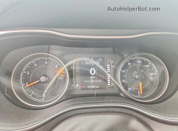 1C4PJMCB6KD106853 2019 JEEP CHEROKEE White Вид щитка приладів