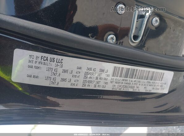 1C4PJMCB6KD343620 2019 JEEP CHEROKEE Black Vista del compartimento del motor