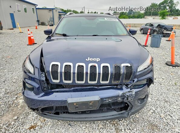 1C4PJMCB7GW338258 2016 JEEP CHEROKEE Синий Вид спереди