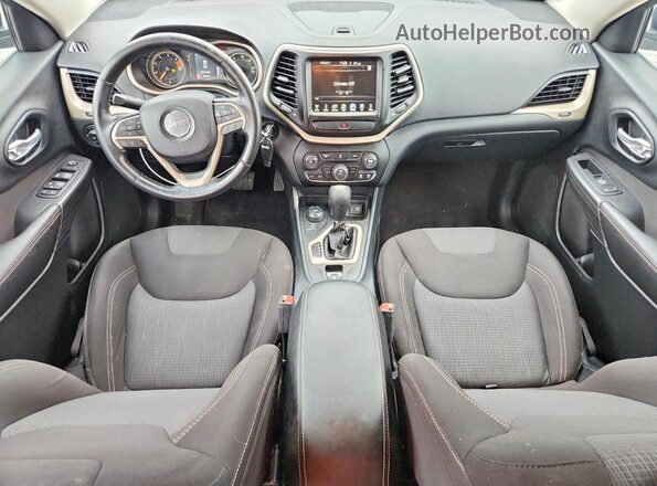 1C4PJMCB7GW338258 2016 JEEP CHEROKEE Синий Вид панели приборов
