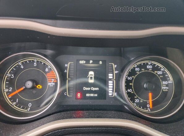 1C4PJMCB7GW338258 2016 JEEP CHEROKEE Синий Вид щитка приборов