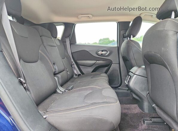 1C4PJMCB7GW338258 2016 JEEP CHEROKEE Синий Вид задней части салона