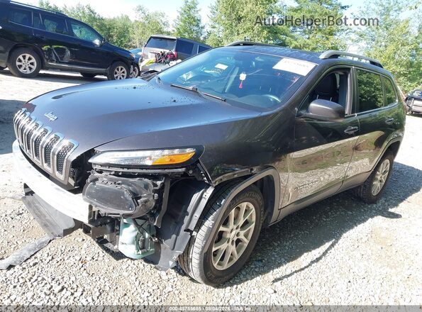 1C4PJMCB7HW637864 2017 JEEP CHEROKEE Черный Передняя левая четверть
