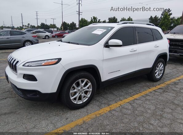 1C4PJMCB7JD528466 2018 JEEP CHEROKEE White Առջևի ձախ երեք քառորդ տեսարան