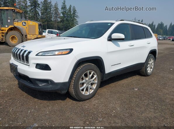 1C4PJMCB7JD528595 2018 JEEP CHEROKEE Белый Передняя левая четверть