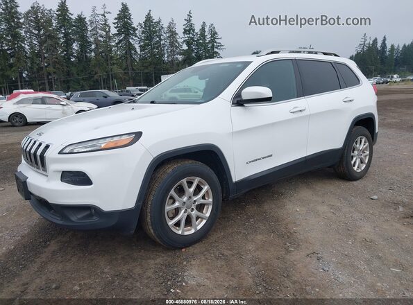 1C4PJMCB7JD528659 2018 JEEP CHEROKEE White წინა მარცხენა ხედი სამი მეოთხედიდან