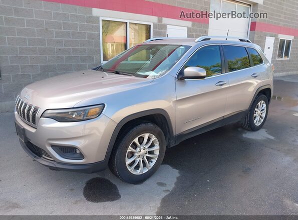 1C4PJMCB7KD412587 2019 JEEP CHEROKEE Серебряный Передняя левая четверть