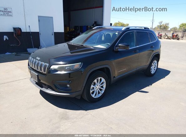 1C4PJMCB7KD458372 2019 JEEP CHEROKEE Black Vista tres cuartos delantera izquierda