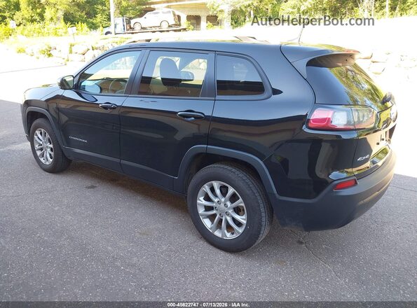 1C4PJMCB7MD242704 2021 JEEP CHEROKEE Black Tył lewy