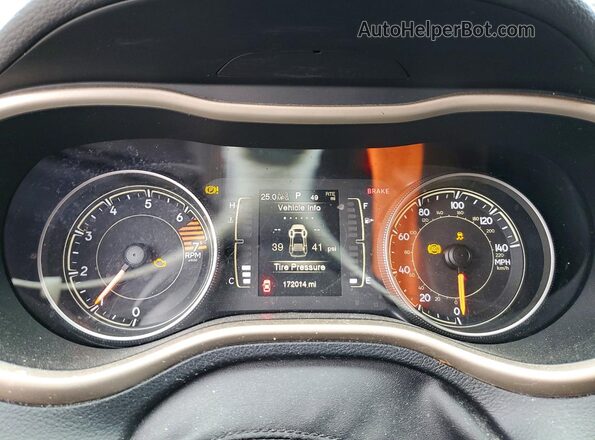 1C4PJMCB8GW115470 2016 JEEP CHEROKEE Green Вид щитка приладів