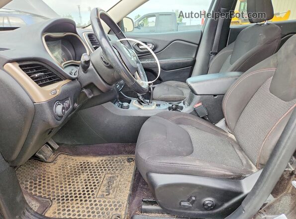 1C4PJMCB8GW308427 2016 JEEP CHEROKEE Black წინა სალონის ხედი