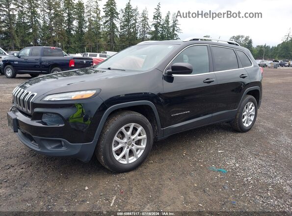 1C4PJMCB8JD528444 2018 JEEP CHEROKEE Black Vista tres cuartos delantera izquierda