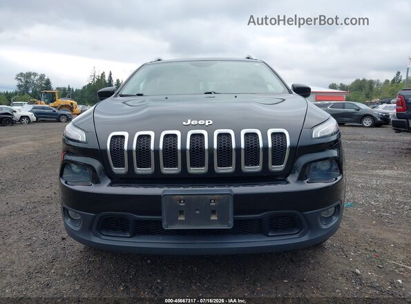 1C4PJMCB8JD528444 2018 JEEP CHEROKEE Black Vista del cuadro de instrumentos