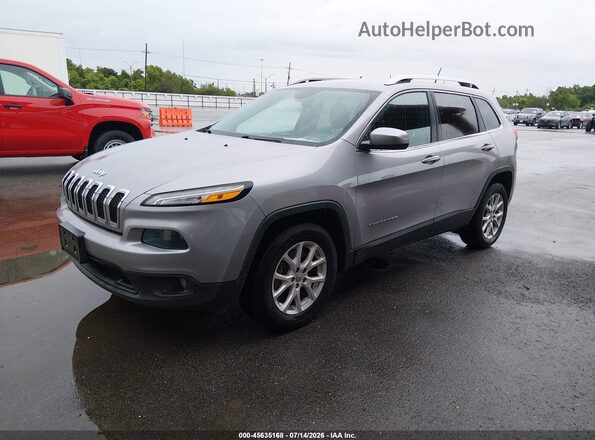 1C4PJMCB8JD528489 2018 JEEP CHEROKEE Silver წინა მარცხენა ხედი სამი მეოთხედიდან