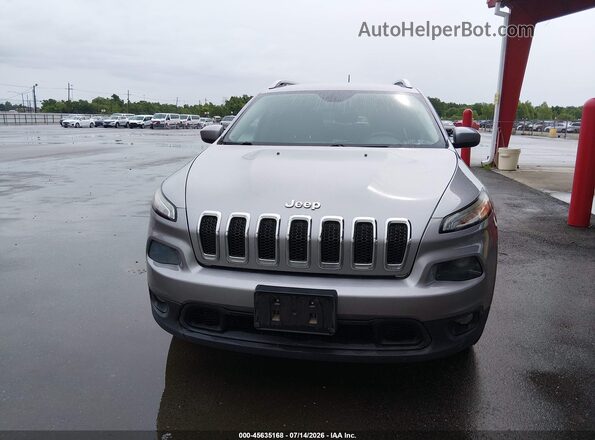 1C4PJMCB8JD528489 2018 JEEP CHEROKEE Silver ხელსაწყოთა პანელის ხედი