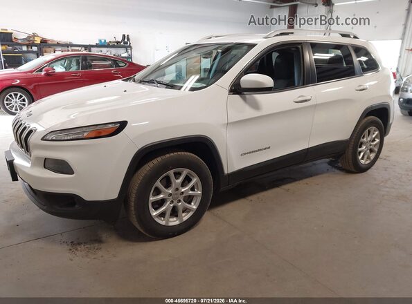 1C4PJMCB8JD528508 2018 JEEP CHEROKEE White Առջևի ձախ երեք քառորդ տեսարան