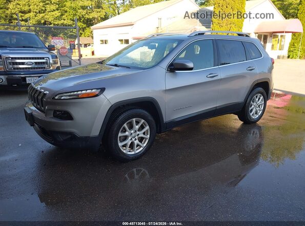 1C4PJMCB8JD540870 2018 JEEP CHEROKEE Серебряный Передняя левая четверть