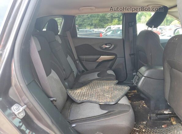 1C4PJMCB8JD603403 2018 JEEP CHEROKEE Charcoal Rear interior view