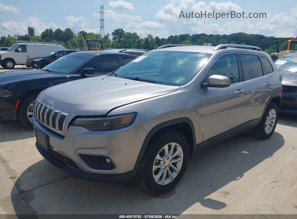 1C4PJMCB8KD343618 2019 JEEP CHEROKEE Silver Vista tres cuartos delantera izquierda