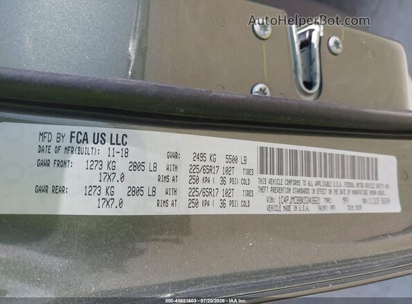 1C4PJMCB8KD343621 2019 JEEP CHEROKEE Gray Vista del compartimento del motor