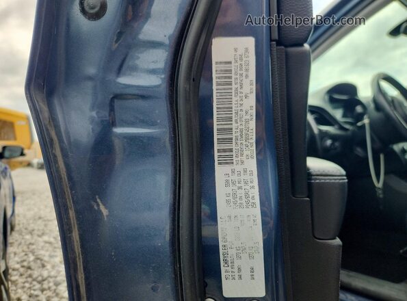 1C4PJMCB8LD639997 2020 JEEP CHEROKEE Blue Widok naklejki z numerem VIN