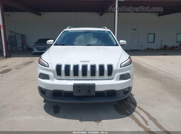 1C4PJMCB9JD528467 2018 JEEP CHEROKEE White Սարքավորումների վահանակի տեսք