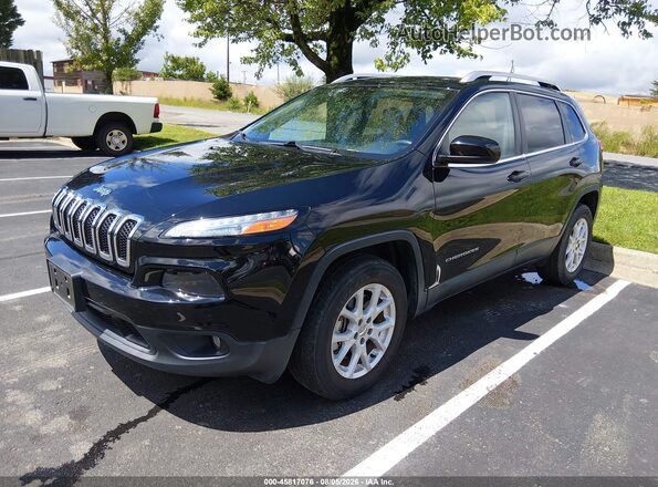 1C4PJMCB9JD559279 2018 JEEP CHEROKEE Black Vista tres cuartos delantera izquierda