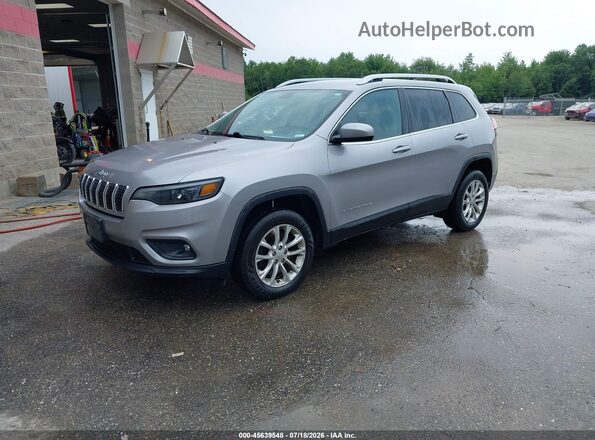 1C4PJMCB9KD412588 2019 JEEP CHEROKEE Silver Առջևի ձախ երեք քառորդ տեսարան