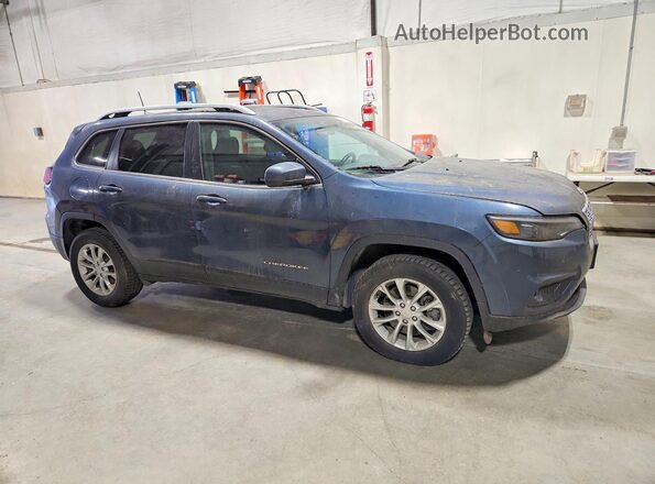 1C4PJMCB9KD413482 2019 JEEP CHEROKEE Blue Przód prawy